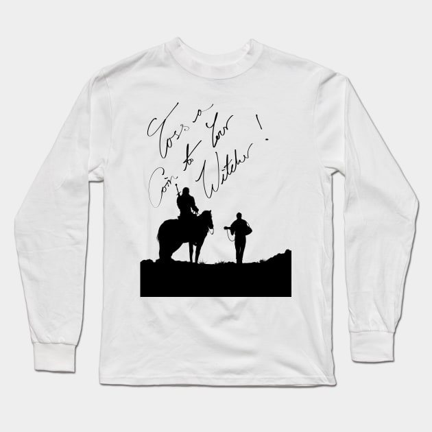 Toss a Coin to Your Witcher Long Sleeve T-Shirt by Art of Arklin